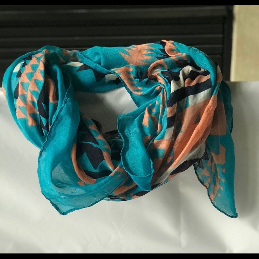 Multi colored scarf